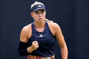 Emily Appleton in action at the Rothesay Open Nottingham