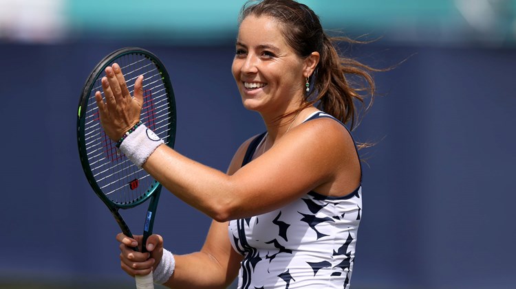 Lexus Eastbourne Open 2025: Jodie Burrage books a second round clash with Wimbledon champion
