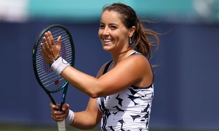 Lexus Eastbourne Open 2025: Jodie Burrage books a second round clash with Wimbledon champion