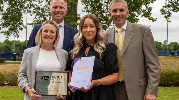 Cardinal Newman School Wins Prestigious LTA Award