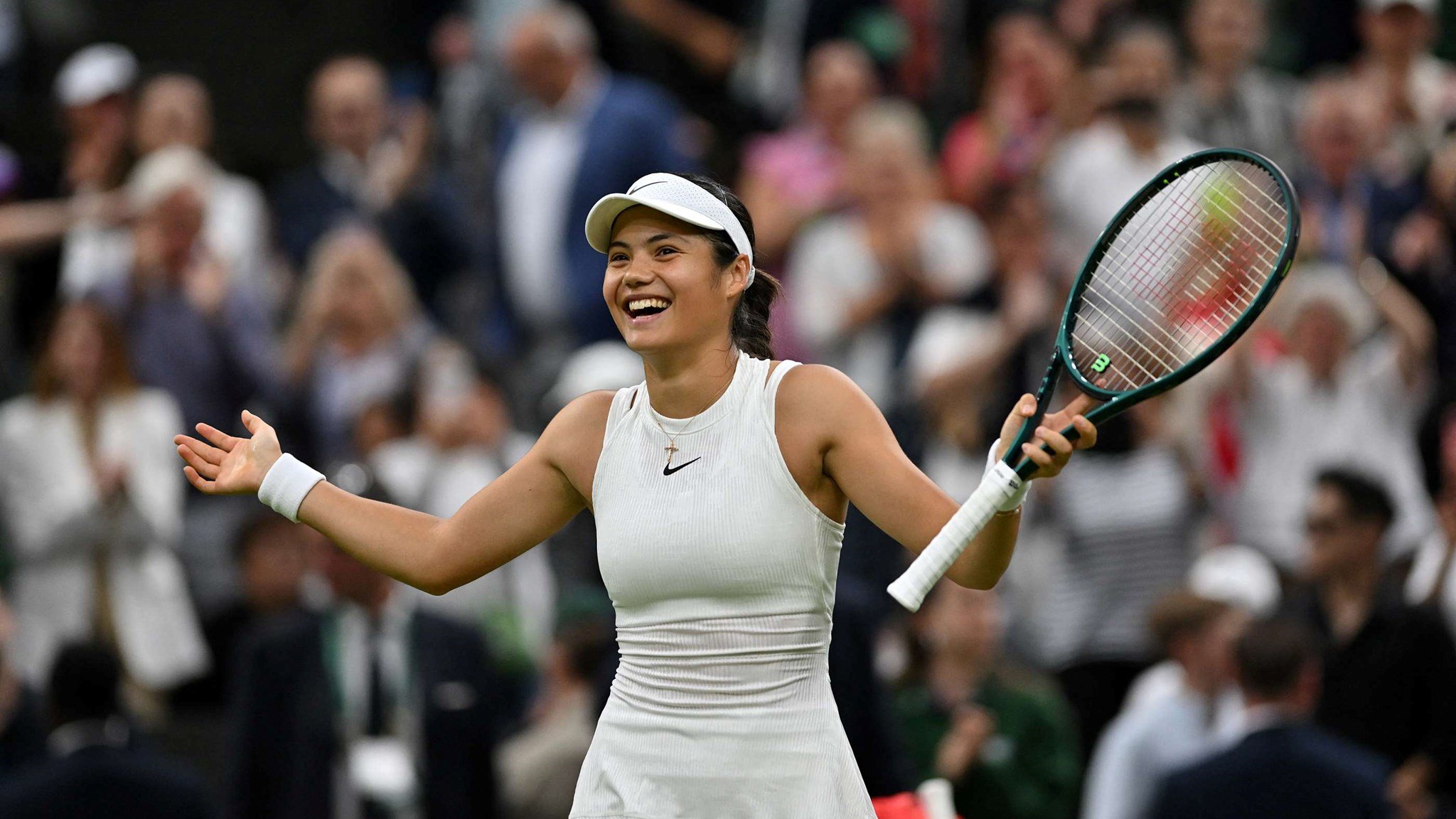 Wimbledon 2024: Emma Raducanu charges into fourth round after defeating ninth seed Maria Sakkari