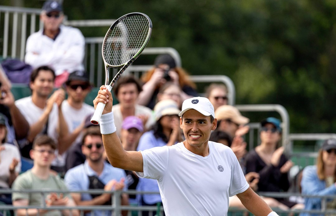 Charles Broom wins the first round of Wimbledon qualifiers