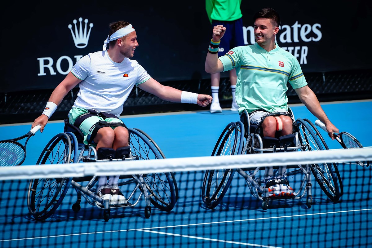Alfie Hewett and Gordon Reid