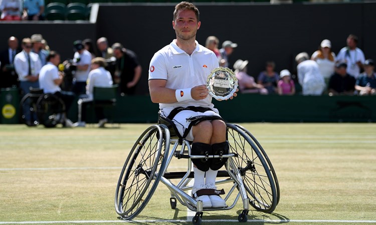Alfie Hewett and Andy Lapthorne finish runners-up as wheelchair tennis takes centre stage at Wimbledon