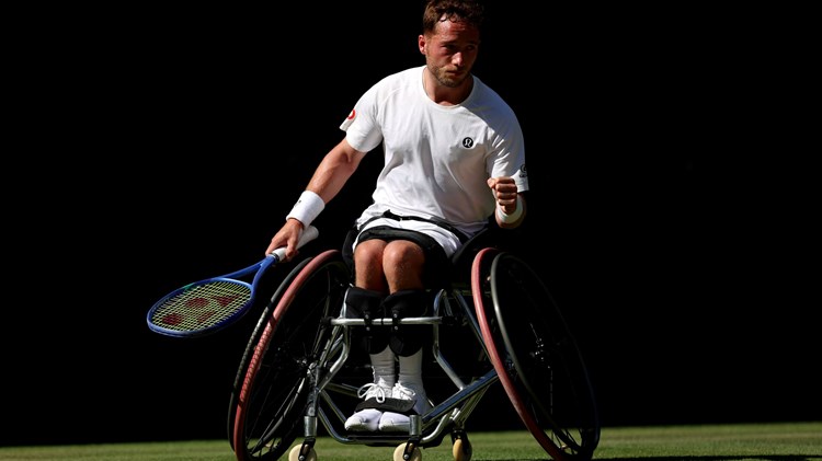 Wimbledon 2025: Alfie Hewett into men's wheelchair singles final