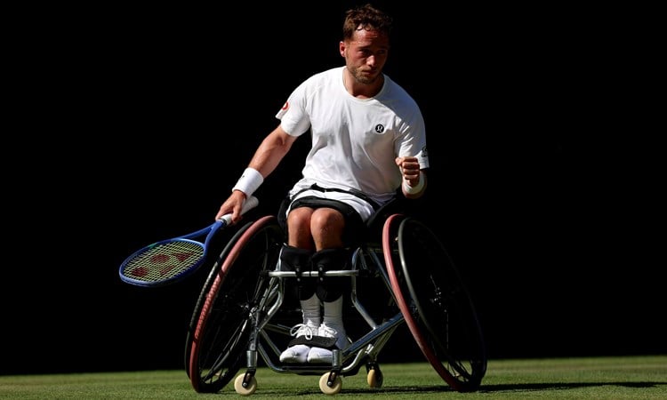 Wimbledon 2025: Alfie Hewett into men's wheelchair singles final