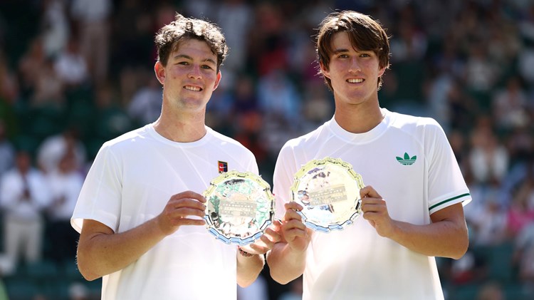 Wimbledon 2025: Oliver Bonding & Jagger Leach finish runners-up in boys’ doubles final