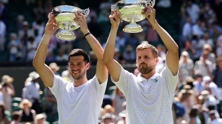 Wimbledon 2025: Julian Cash and Lloyd Glasspool become first all-British men’s doubles winners since 1936