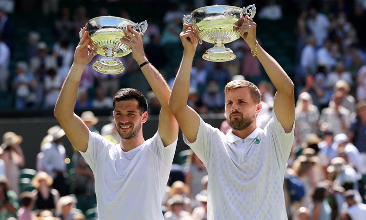 Wimbledon 2025: Julian Cash and Lloyd Glasspool crowned first all-British men’s doubles winners at Wimbledon since 1936