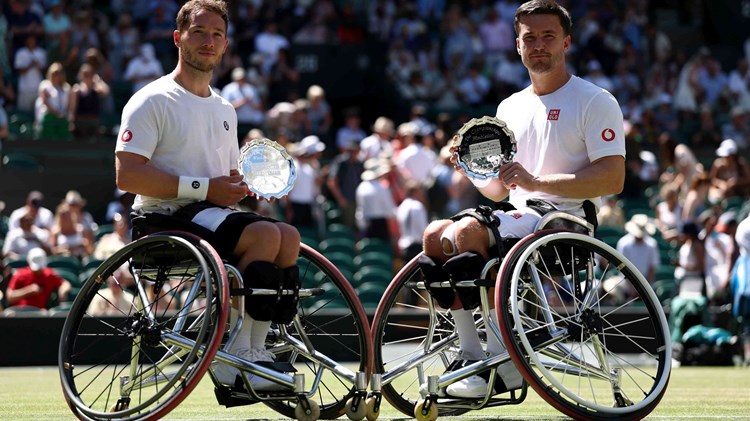 Wimbledon 2025: Alfie Hewett & Gordon Reid finish wheelchair doubles runners-up; Greg Slade misses out in quad doubles final