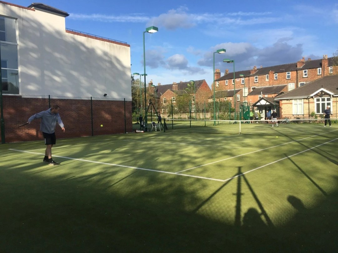 Tennis courts at Fallowfield Bowling & Lawn Tennis Club