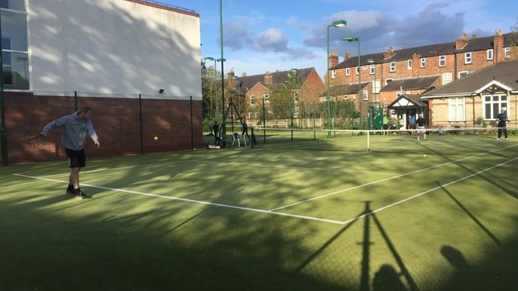 Tennis courts at Fallowfield Bowling & Lawn Tennis Club