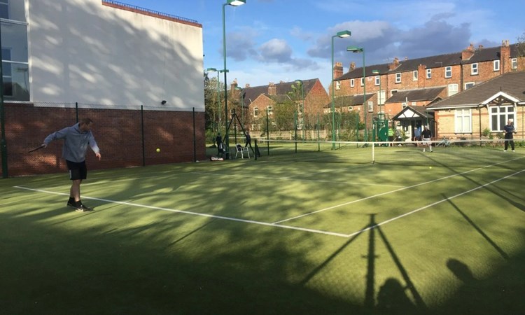 Tennis courts at Fallowfield Bowling & Lawn Tennis Club