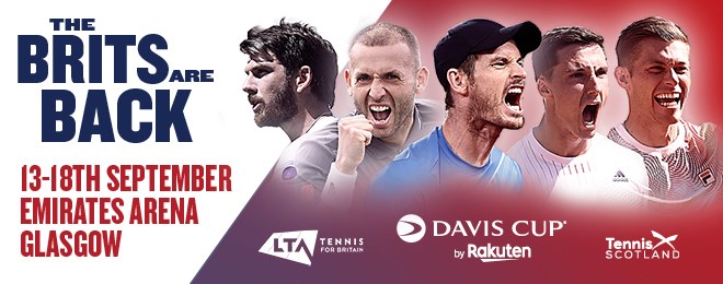 Glasgow Prepares To Host Davis Cup By Rakuten 13-18 September
