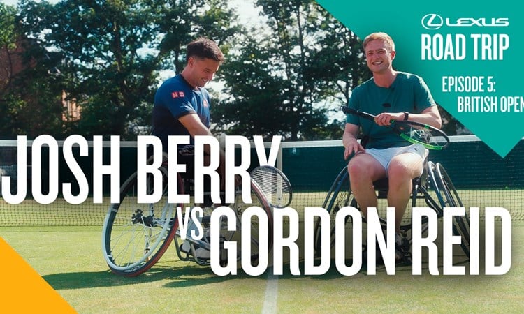 Josh Berry takes on Gordon Reid in Roehampton: Lexus Road Trip episode five