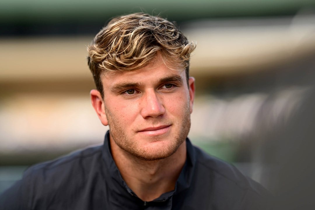 Jack Draper doing media duties ahead of Wimbledon 2025