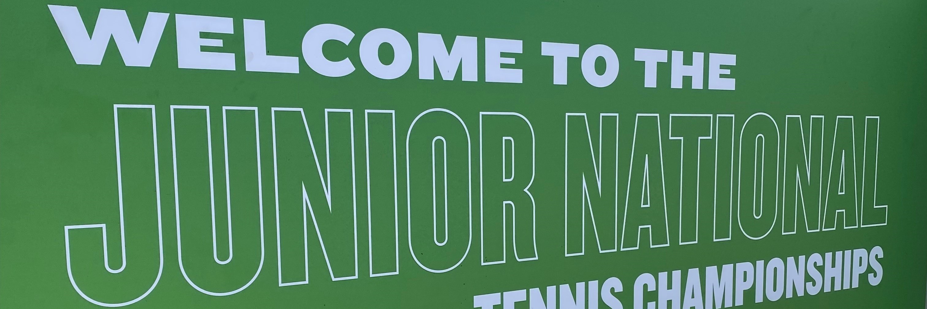 Junior National Championships welcome sign