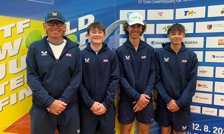 Great Britain’s junior teams battle hard at ITF World Junior Tennis Finals in Czech Republic