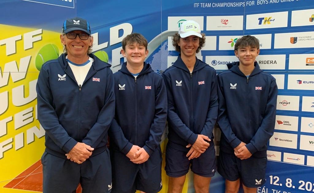 Juniorské týmy Velké Británie se utkají na světovém tenisovém finále ITF juniorů v České republice