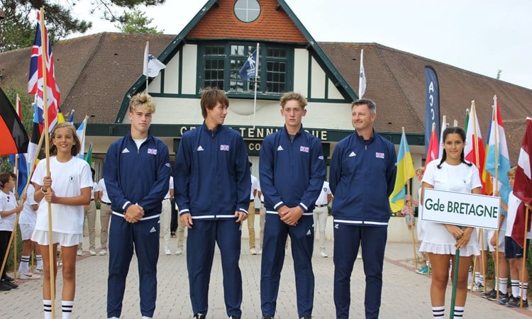 16U Great Britain boys team at the European Summers Cup