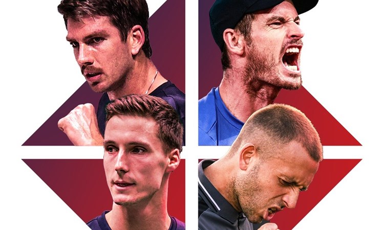 The 2022 Great Britian Davis Cup team
