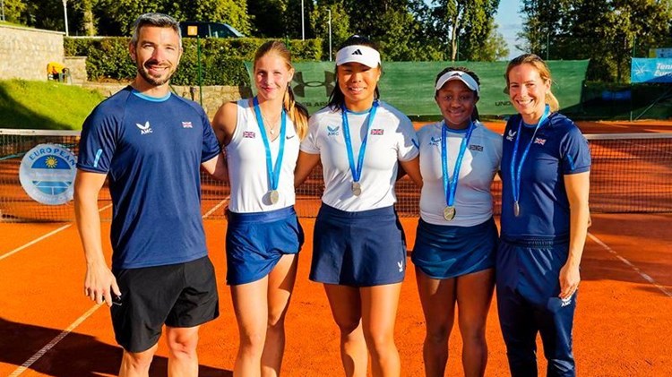 The GB 16U Girls' team who finished runners-up in the 2023 Summer Cup