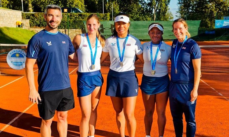 The GB 16U Girls' team who finished runners-up in the 2023 Summer Cup