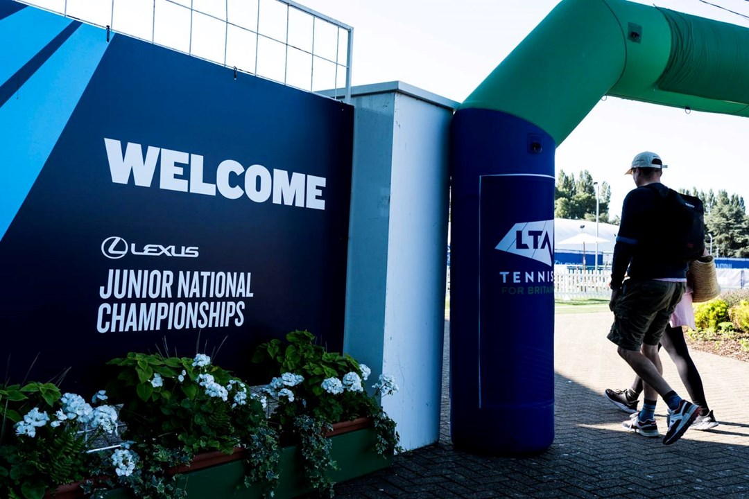 Welcome sign to the Lexus Junior National Championships
