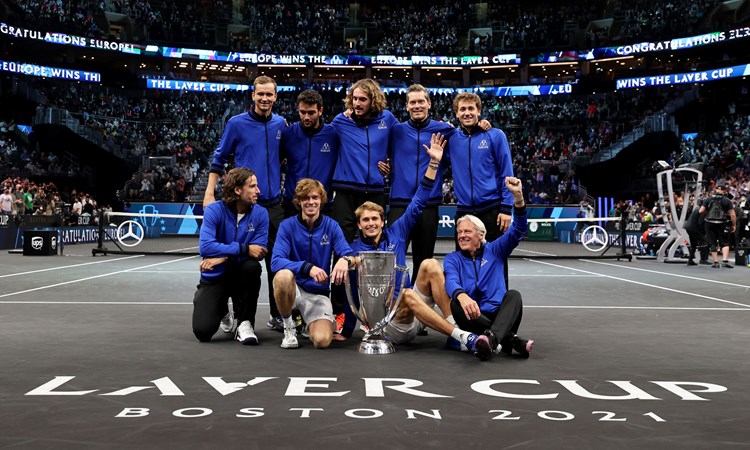 2021 Team Europe champions at the Laver Cup