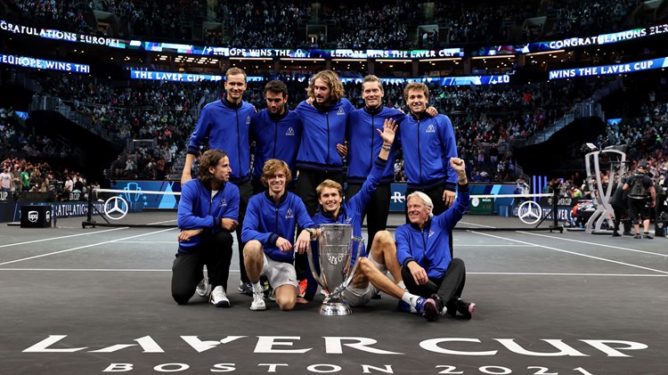 2021 Team Europe champions at the Laver Cup