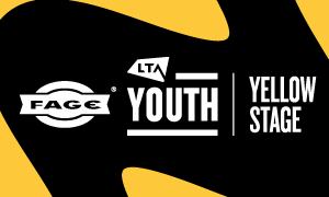 FAGE LTA Youth yellow stage logo
