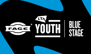 FAGE LTA Youth blue stage logo