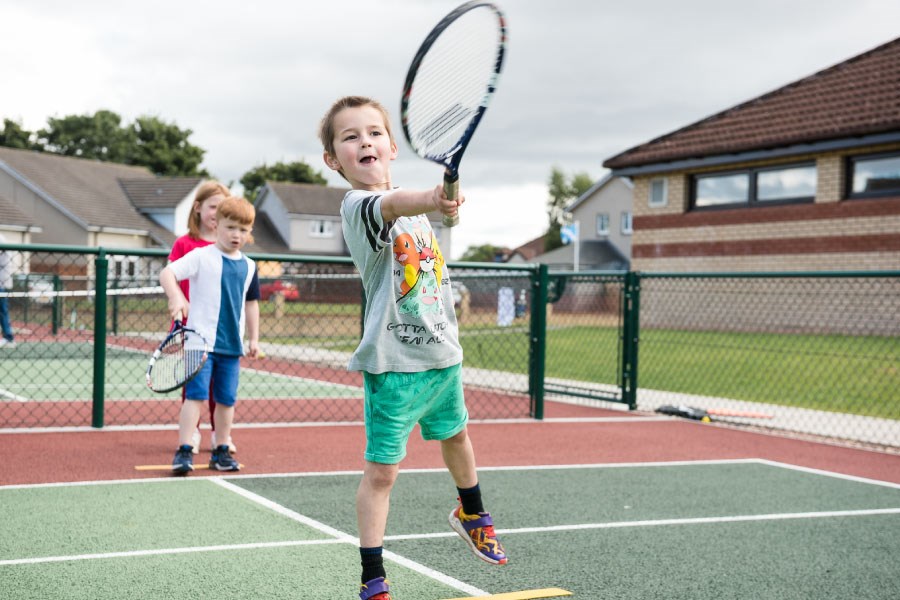 Tennis Scotland Club Red Ball Team Junior Players