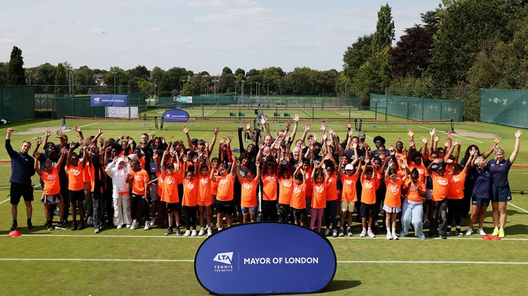 Participants of the Rally Together London Festival cheering