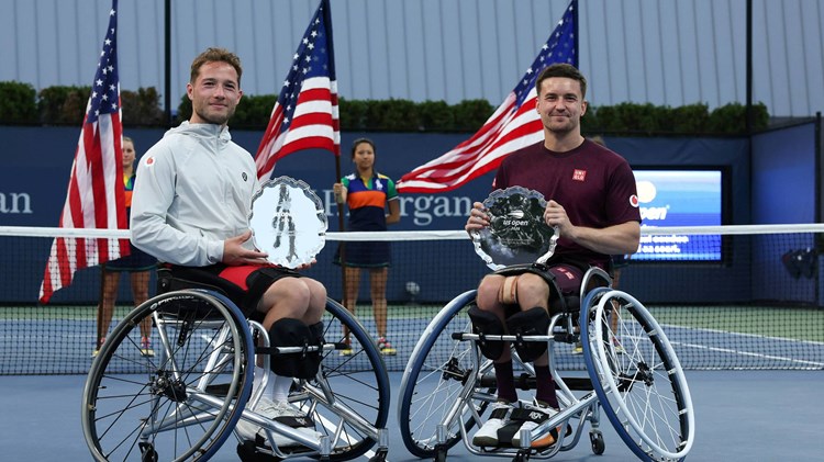 US Open 2025: Alfie Hewett & Gordon Reid finish runners-up as Ruben Harris brings home junior wheelchair doubles title