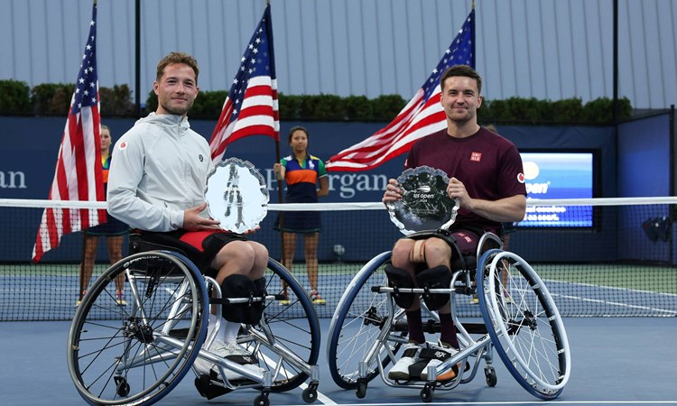 US Open 2025: Alfie Hewett & Gordon Reid finish runners-up as Ruben Harris brings home junior wheelchair doubles title