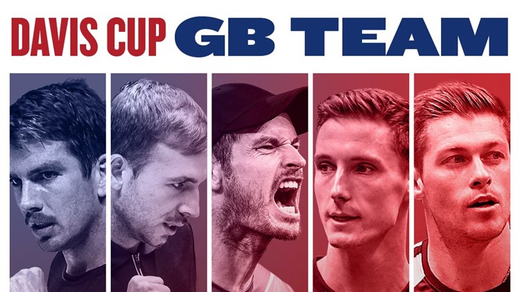 Great Britain's Davis Cup team for the 2022 Finals Group Stage