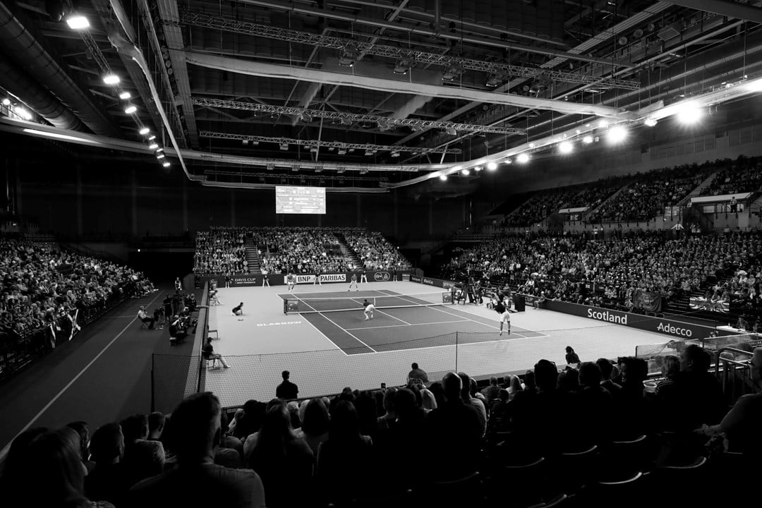 Davis Cup tie at the Emirates Arena in Glasgow