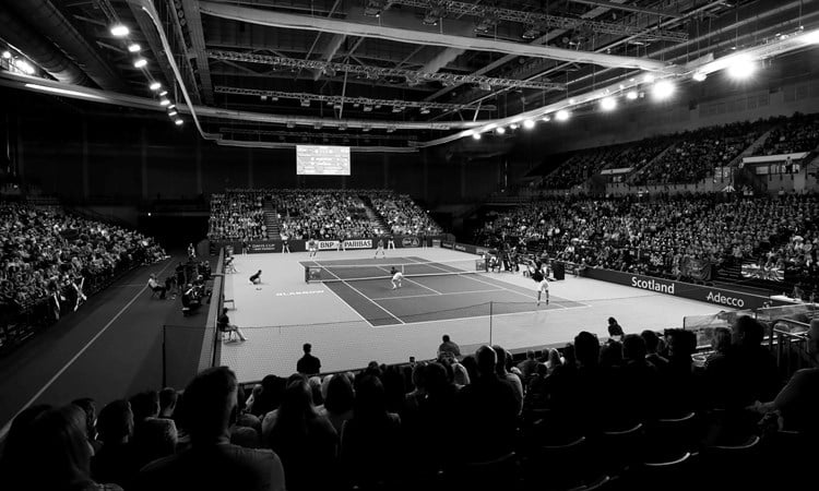 Davis Cup tie at the Emirates Arena in Glasgow