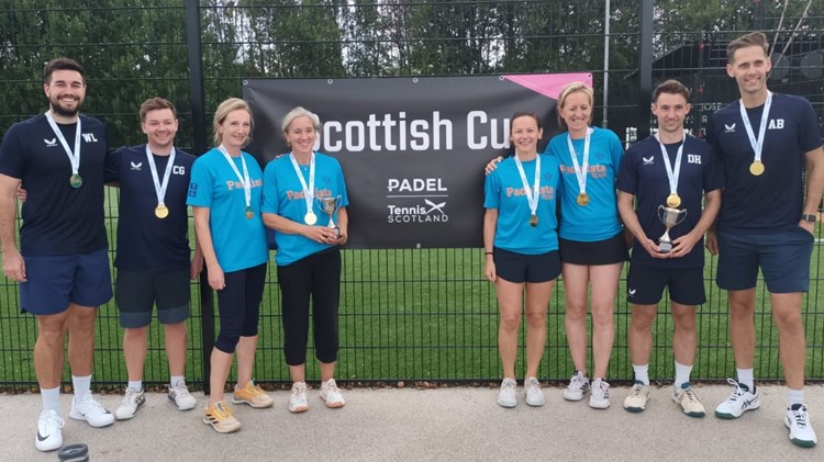 Edinburgh Sports Club & Barnton Park win Padel Scottish Cup 2025