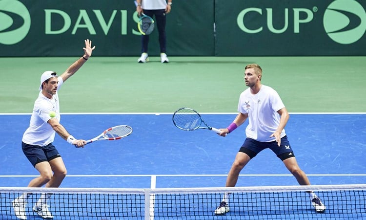 Julian Cash & Lloyd Glasspool achieve LTA Colour Holder status with Davis Cup debut