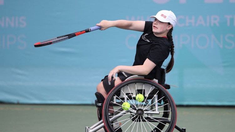 Ellie Robertson at US Open debut