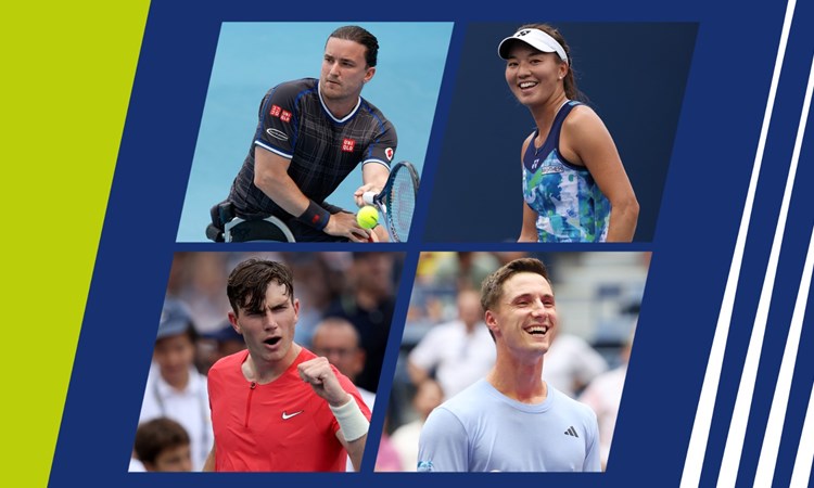 September's player of month nominees - Gordon Reid, Lily Miyazaki, Jack Draper & Joe Salisbury