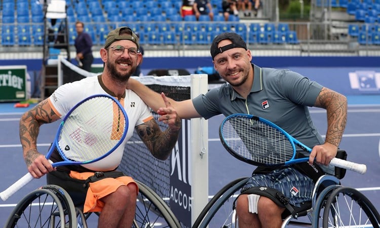 Andy Lapthorne wins quad doubles title at French Riviera Open