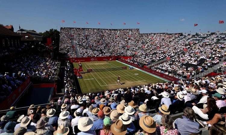 View of the Andy Murray Arena at the HSBC Championships in 2025