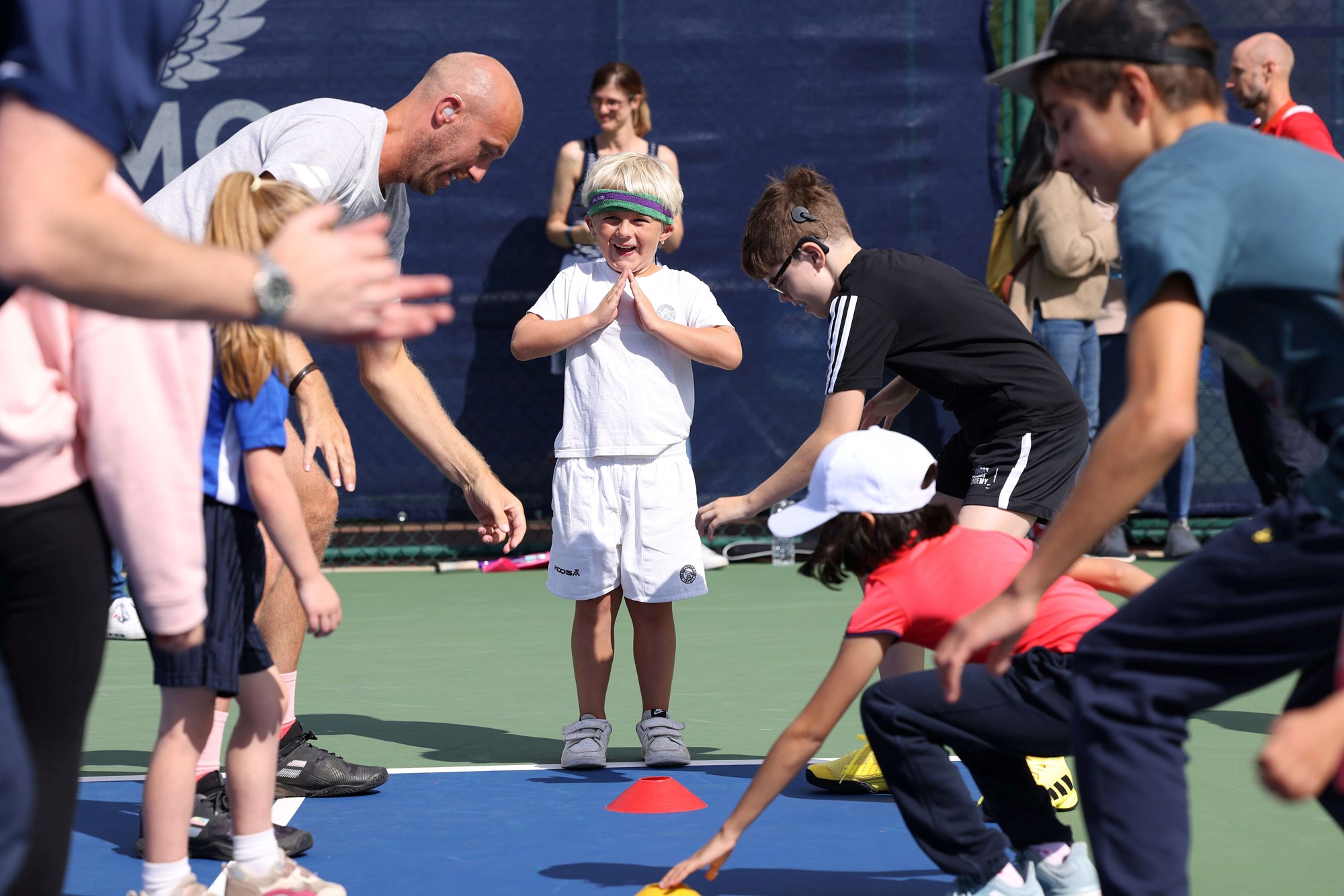 Kids getting involved in the youth session at the Deaf Nationals Festival 