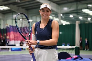 Emily Appleton in action at the 2024 Lexus W100 Shrewsbury