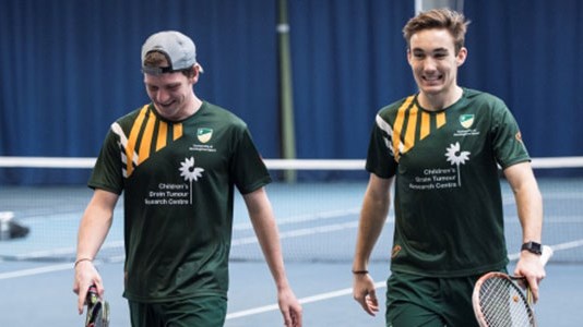 Nottingham University tennis team players