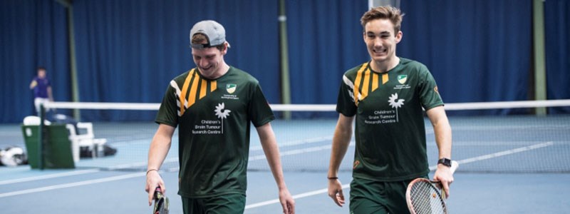 Nottingham University tennis team players