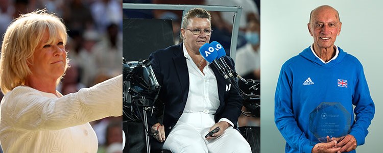 Alison Hughes, Bash Kara and Sue Barker